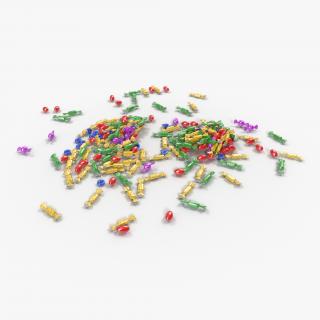 3D Mixed Candy Pile