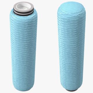 3D Wound Polypropylene Wire Filter Cartridge Blue