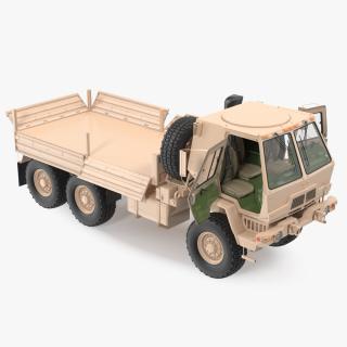 3D model Oshkosh FMTV Cargo Truck 6x6 Rigged
