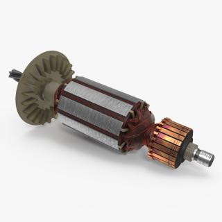 Old Electric Motor Rotor 3D model