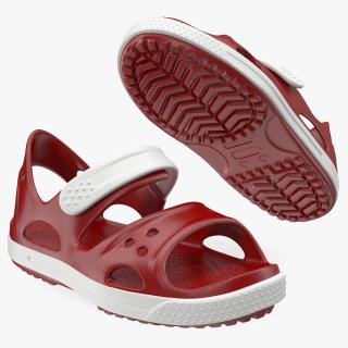 3D Summer Children Sandals model