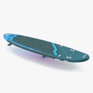 Windsurf Board Blue 3D model