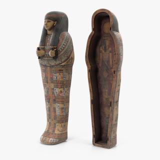 3D Ancient Egyptian Sarcophagus model