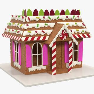 3D model Cookie Dough Gingerbread House