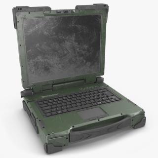 3D Rocky RK12 Army Laptop Old