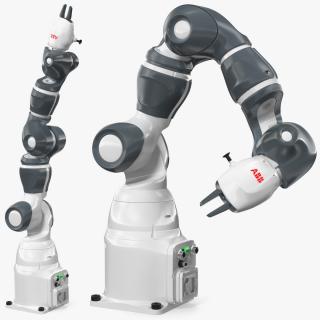 3D model ABB YuMi IRB 14050 Collaborative Robot Rigged