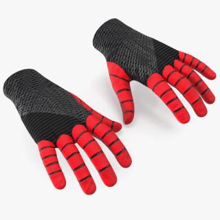 Spider Man Gloves 3D