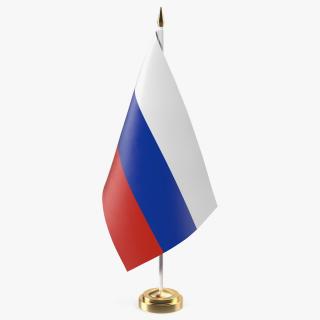 Table Flag Russia 3D