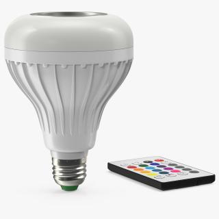 3D Led Smart Bulb Speaker with Remote Control Off