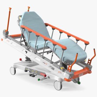 Emergency Stretcher Trolley Linet Sprint 100 3D model