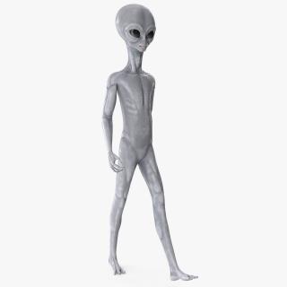 3D Alien Walking Pose model
