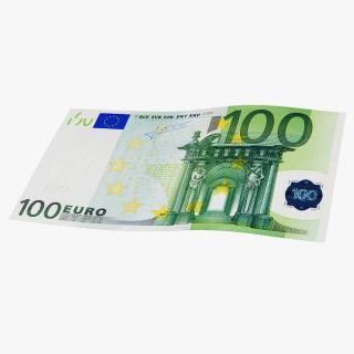 100 Euro Banknote 3D