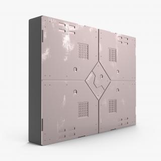 3D Sci-Fi Anodized Panel 2 model