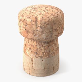 Bottle Cork Stopper 3D model