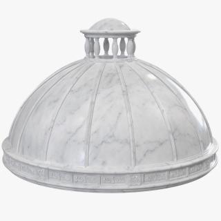 Antique Marble Dome 3D model