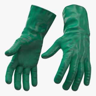 3D model Rubber Safety Gloves