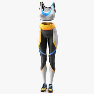 3D Fitness Women Wear model