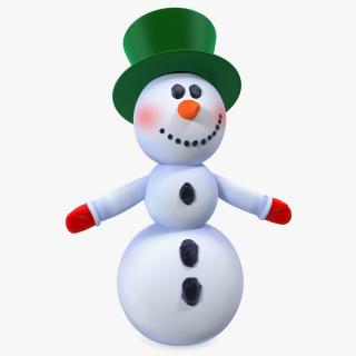 Snowman T-Pose 3D model