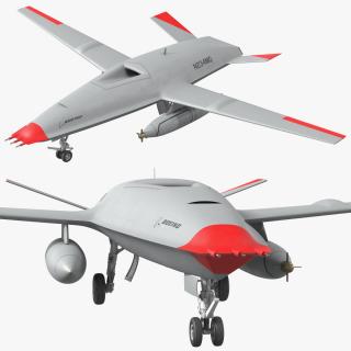 3D Boeing MQ25 Stingray Aerial Refueling Drone model