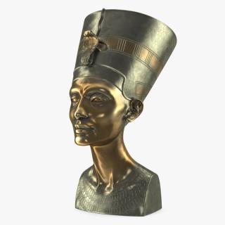 Bronze Bust of Nefertiti 3D model