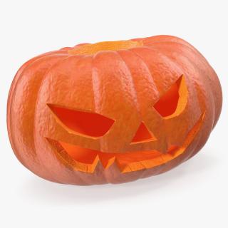 Realistic Halloween Pumpkin 3D
