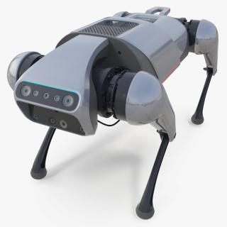 CyberDog Gray Rigged for Cinema 4D 3D model