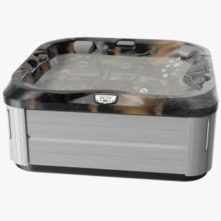 3D Jacuzzi J 335 Hot Tub Midnight with Water