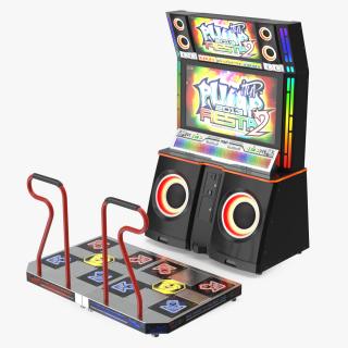3D model Pump It Up Fiesta 2 Arcade Dance Machine