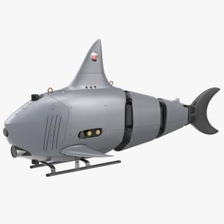 Shark Underwater Drone Rigged 3D model