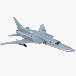 3D Supersonic Military Aeroplane Rigged