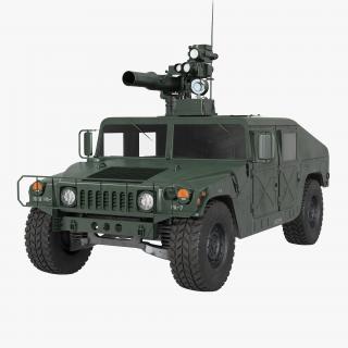 3D model HMMWV TOW Missile Carrier M966