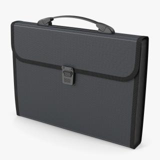 3D Document Organizer Case Bag Black model