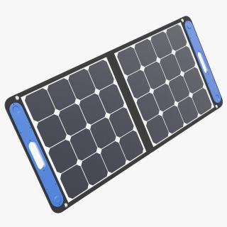 Foldable Portable Solar Panel 3D model