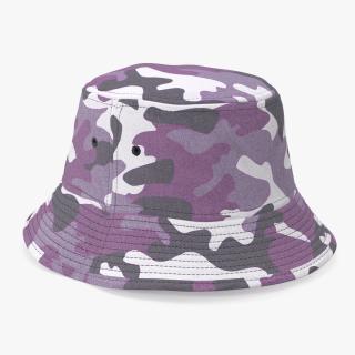 3D model Bucket Hat Camo