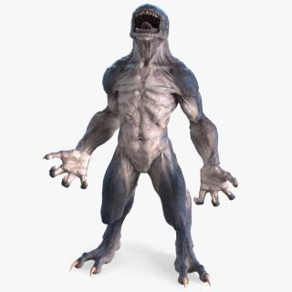 3D model Monster Creature Standing Pose