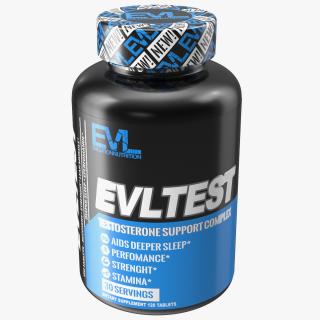 3D EvlTest Testosterone Booster model