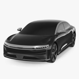 3D model Electric Luxury Sedan Exterior Only