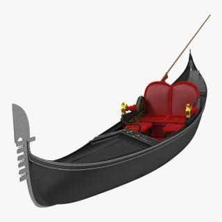 3D Venice Luxury Gondola