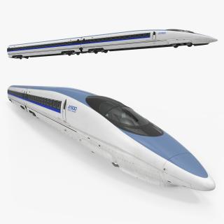 3D High Speed Train Shinkansen 500