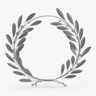 3D model Laurel Wreath Silver