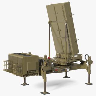 Ground Based Mobile Multi Mission Radar 3D model