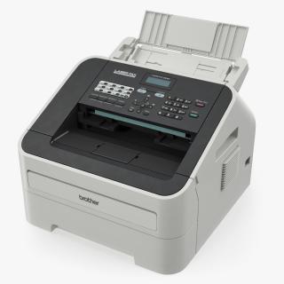3D Brother FAX 2840 Laser Fax Machine with Copy Function model