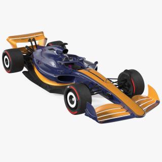 3D Open Wheel Racing Car