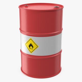 3D Crude Oil Barrel