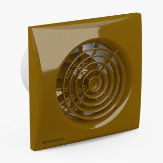 3D Extractor Fan EnviroVent Bronze