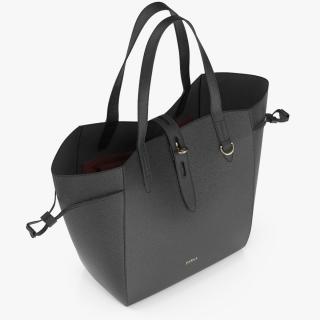 Shopping Bag Furla Net Nero 3D