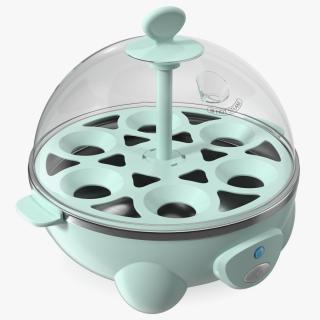 3D model Turquoise Egg Cooker