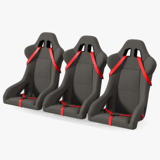 3D Racing Car Seats