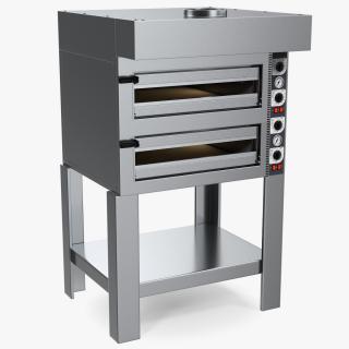 Twin Deck Electric Pizza Oven 3D model