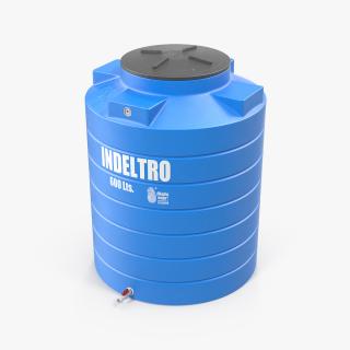 3D Plastic Water Storage Tank 600L